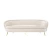 a beautiful off the peg sofa in boucle cream