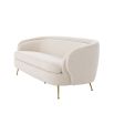 a beautiful off the peg sofa in boucle cream