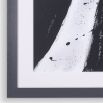 A luxurious set of 2 abstract monochromatic prints