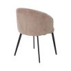 Alluring sisley pink upholstered dining chair