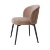 A stylish set of dining chairs from Eichholtz with a dusty pink fabric upholstery 