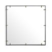 Stylish medium Verona Mirror with contemporary brass details