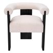 Percy Dining Chair - Bouclé Cream