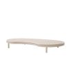 Elegant organic shaped outdoor coffee table 