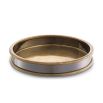 chic brass and nickel tray