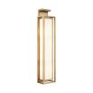 Stunning brushed brass effect wall light