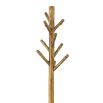 Elegant coatrack in brass finish with exquisite marble base