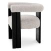 Percy Dining Chair - Bouclé Grey