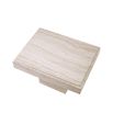 Alluring travertine finish square side table