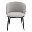 Filmore Dining Chair - Set of 2 - Boucle Grey