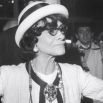 Fabulous portrait of Coco Chanel in 1968 in her signature tweed look