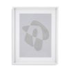 A stylish set of prints by Eichholtz featuring abstract curves with a grey and white finish 