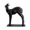 Dazzling bronze deer sculpture