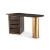 opulent desk, reconfigurable for both right and left-handed workers