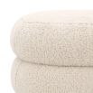 Unique and cosy stool with round feet