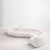 Striking modular sofa in Lyssa Off-White