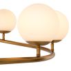 Swirl design ceiling light made up of 16 lamp holders
