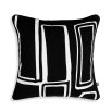 Stunningly chic design cushion in sumptuous linen