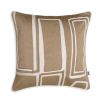 Stunningly chic design cushion in sumptuous linen