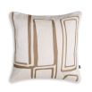 Stunningly chic design cushion in sumptuous linen