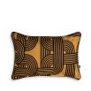 Eye-catching patterned cushion available in a selection of groovy colours