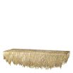 Wall console in dripping gold design