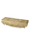 Wall console in dripping gold design