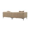A luxury sofa by Eichholtz with a Lyssa sand upholstery and black legs