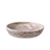 elegant brown marble bowl