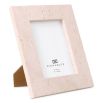 Natural off-white/beige stone picture frames in set of 4