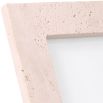 Natural off-white/beige stone picture frames in set of 4