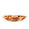 Mesmerising resin bowl with exquisite, brown marble-effect