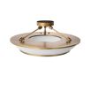 glamorous brass ceiling light with translucent glass