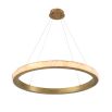 Halo style brass ceiling light