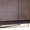 Large 4-drawer mocha dresser