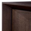 Large 4-drawer mocha dresser