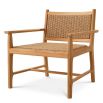 Gorgeous brown natural woven outdoor chair