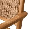 Gorgeous brown natural woven outdoor chair