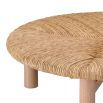 Captivating tropical feel woven coffee table