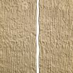 Mid-century Italian style wall object crafted from antiqued brass with groove detail