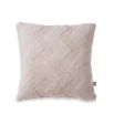 Chic cushion with zig-zag design in tufted cotton finish