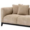 Cosy upholstered 3 seater sofa with plush padding and 4 scatter cushions