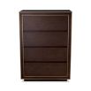 Brown oak veneer tall sideboard
