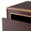 Brown oak veneer tall sideboard