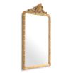 Hand-carved antique gold wall mirror