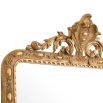 Hand-carved antique gold wall mirror