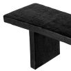 tapered and narrow coffee table with black wood finish