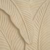 Minimalist wall decoration with 3D leaf design