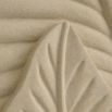 Minimalist wall decoration with 3D leaf design