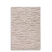 Wool beige rug with creamy textural accents
